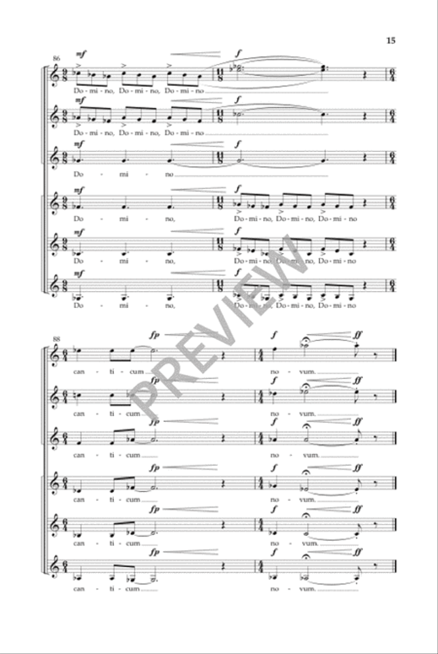 Canticum Novum (SSSAAA) Canticum Novum (SSSAAA) Women's Choir scores gallery preview page 16