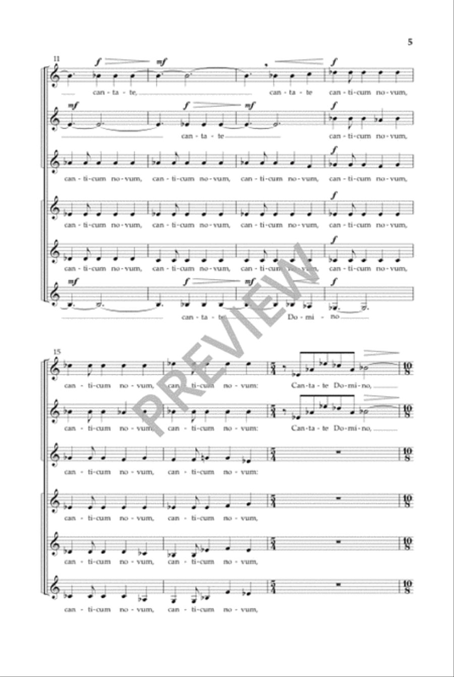 Canticum Novum (SSSAAA) Canticum Novum (SSSAAA) Women's Choir scores gallery preview page 6