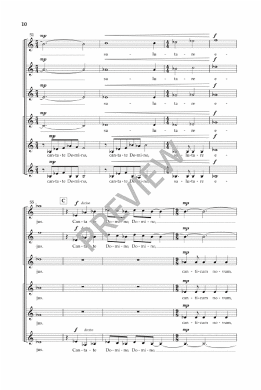 Canticum Novum (SSSAAA) Canticum Novum (SSSAAA) Women's Choir scores gallery preview page 11