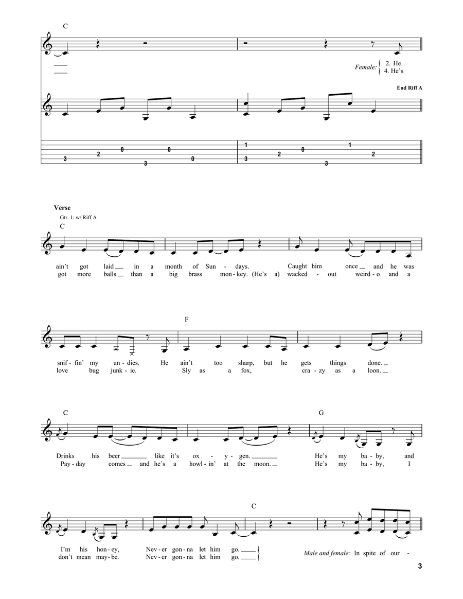 In Spite Of Ourselves In Spite Of Ourselves Acoustic Guitar scores gallery preview page 3