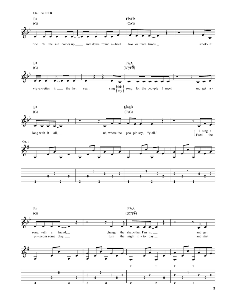 Clay Pigeons Clay Pigeons Acoustic Guitar scores gallery preview page 3