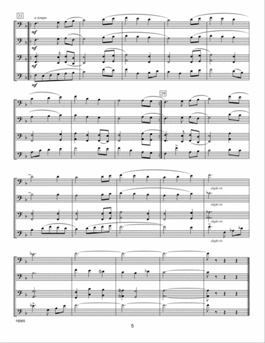 Christmas Collages - C Bass Clef Instruments Bass Clef Instrument scores gallery preview page 6