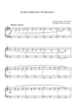 The River Moldau by Smetana for Easy Piano