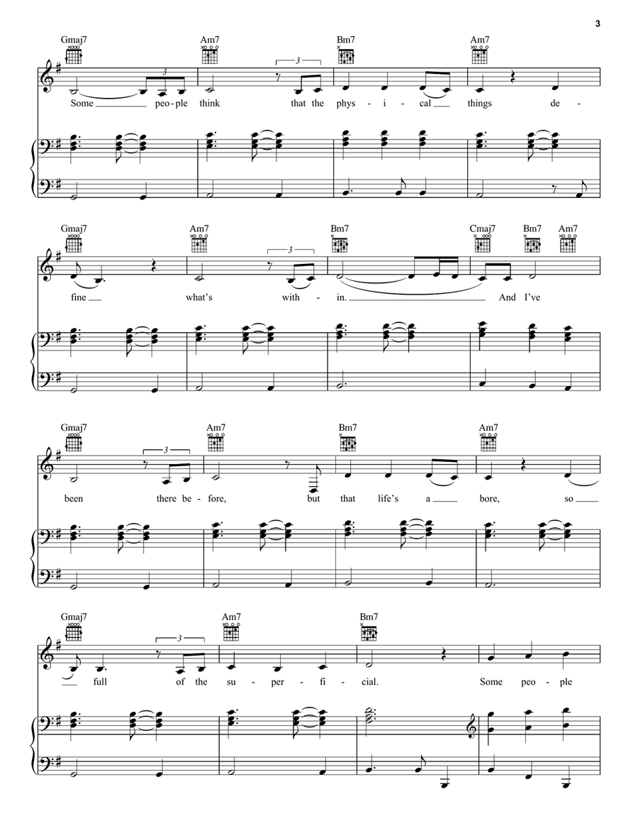 If I Ain't Got You Piano, Vocal scores gallery preview page 3