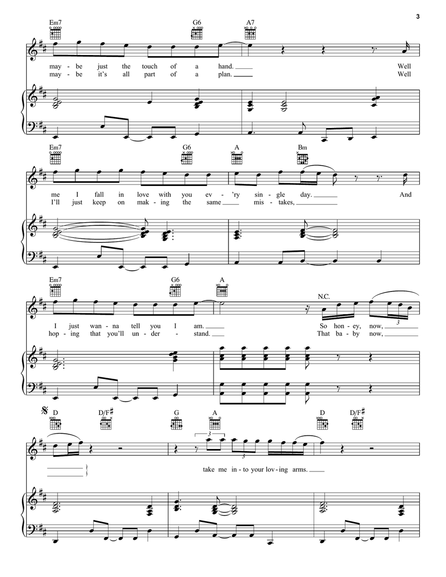 Thinking Out Loud Thinking Out Loud Piano, Vocal scores gallery preview page 3