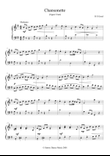Chansonette (easy piano solo)