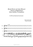 Antonio Vivaldi: Mundi rector for SSA and piano, F – minor