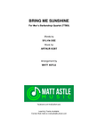 Bring Me Sunshine