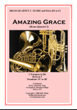 Amazing Grace - Brass Quartet No. 2 Score and Parts PDF