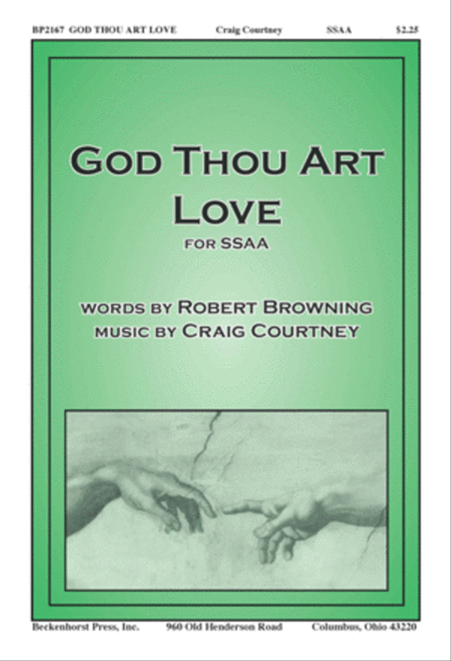God Thou Art Love - SSAA God Thou Art Love - SSAA SSAA scores gallery preview page 1