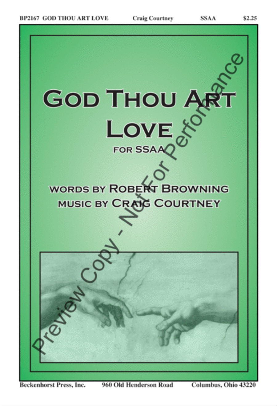 God Thou Art Love - SSAA God Thou Art Love - SSAA SSAA scores gallery preview page 2