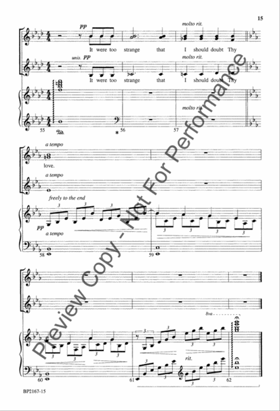 God Thou Art Love - SSAA God Thou Art Love - SSAA SSAA scores gallery preview page 15