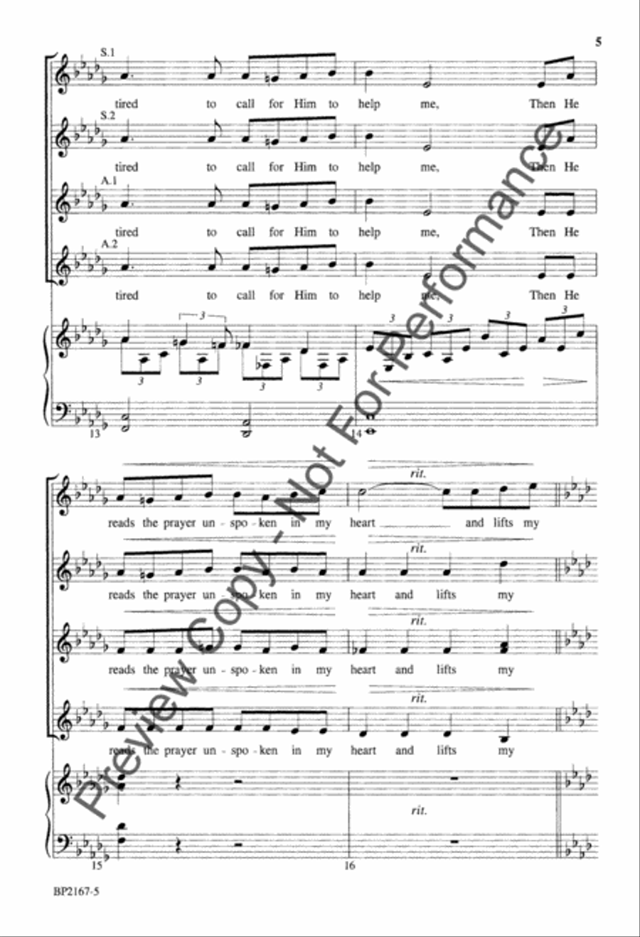 God Thou Art Love - SSAA God Thou Art Love - SSAA SSAA scores gallery preview page 5