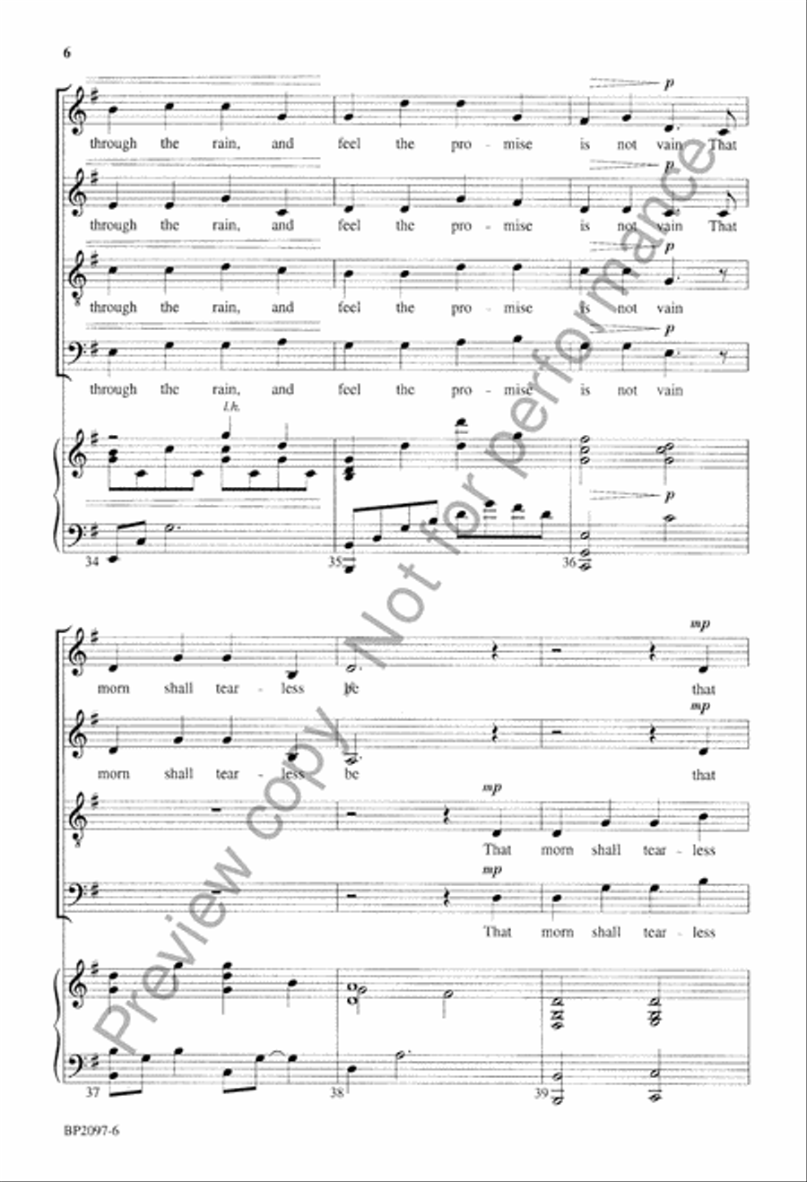 O Love - SATB O Love - SATB 4-Part scores gallery preview page 7