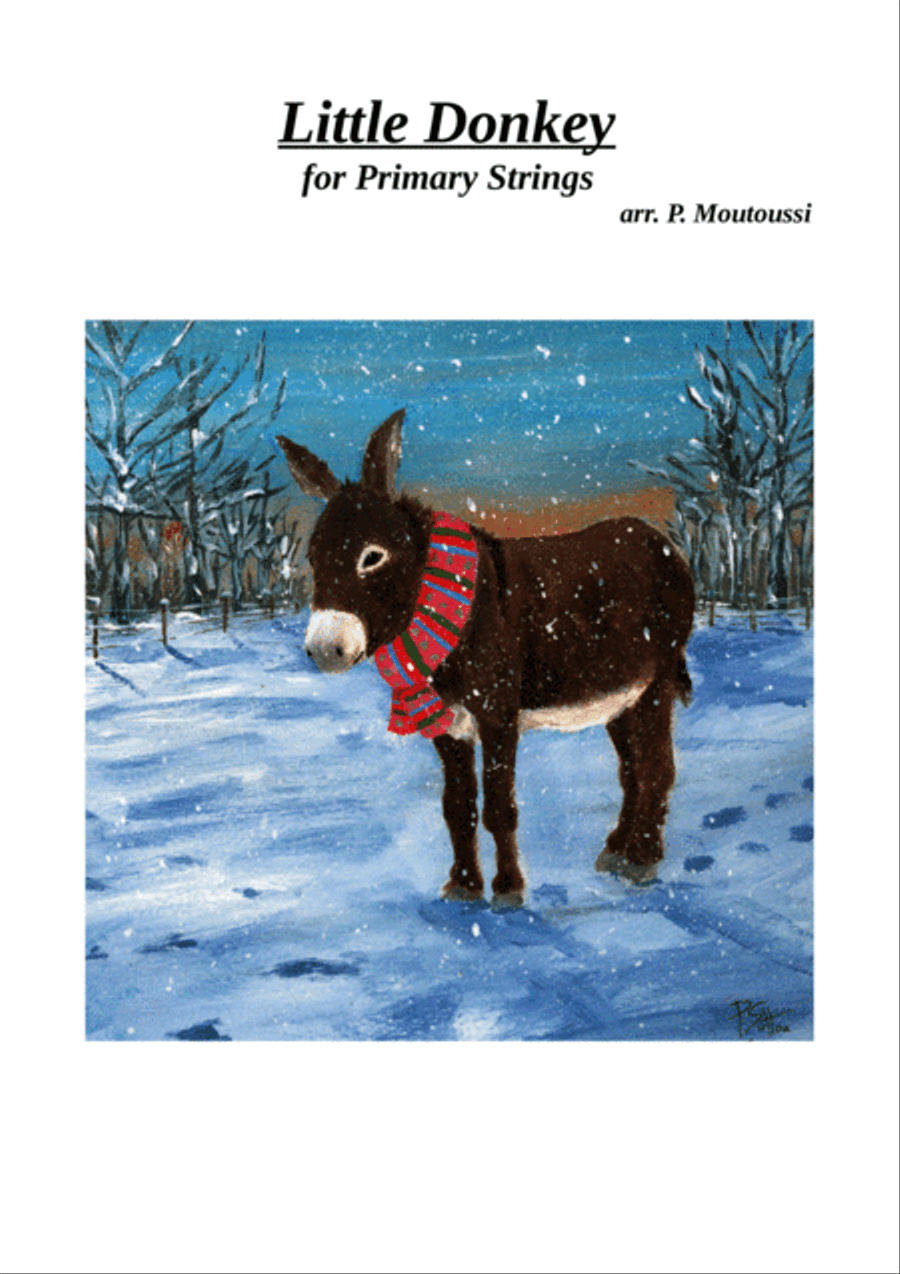 Little Donkey (for Primary Strings) String Orchestra scores gallery preview page 1