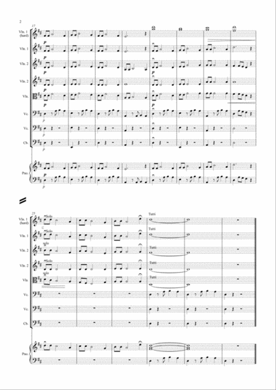 Little Donkey (for Primary Strings) String Orchestra scores gallery preview page 3