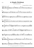 A SIMPLE CHRISTMAS FOR SOLO INSTRUMENT AND PIANO (Viola and Piano)