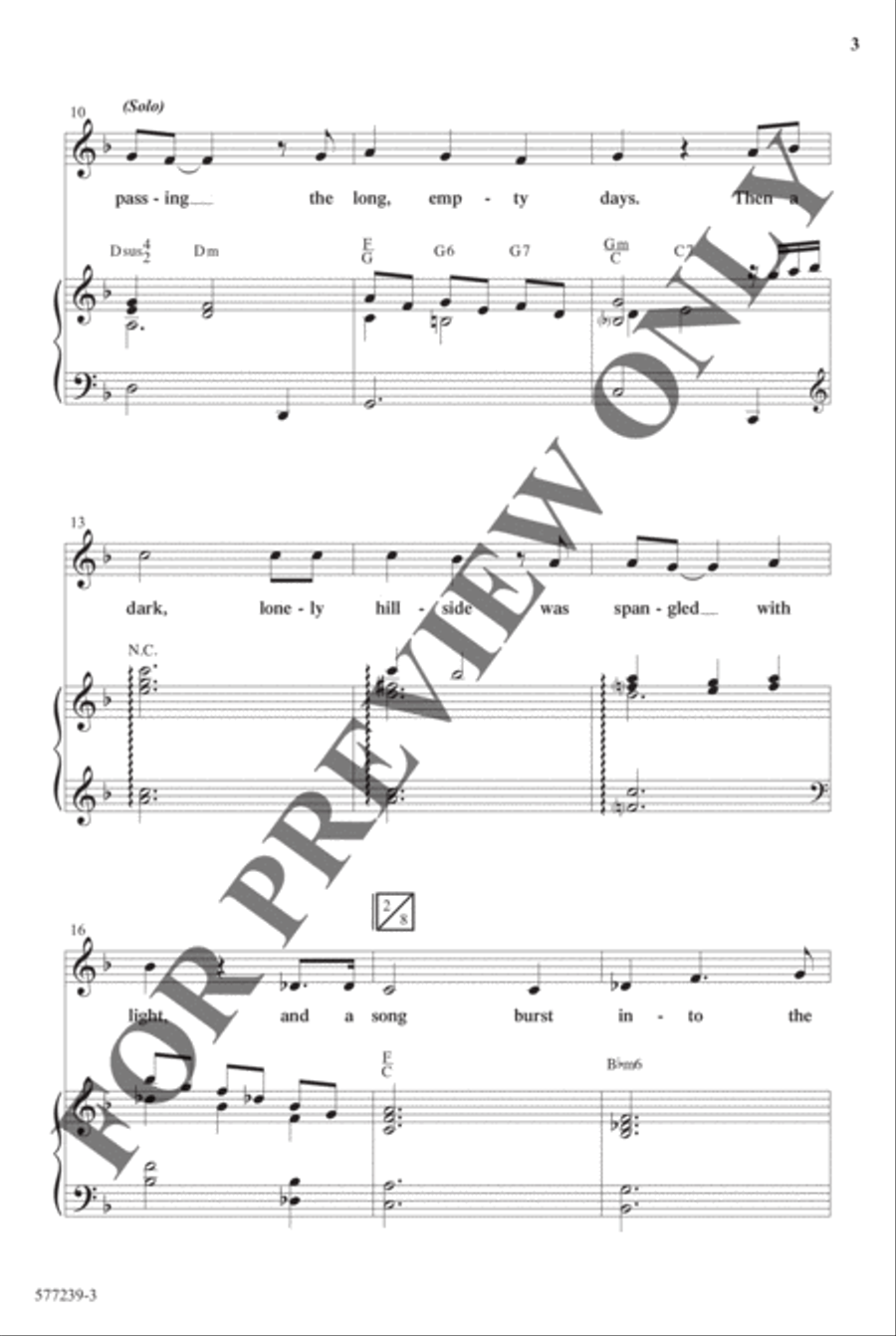 He Started the Whole World Singing - Anthem Choir scores gallery preview page 3