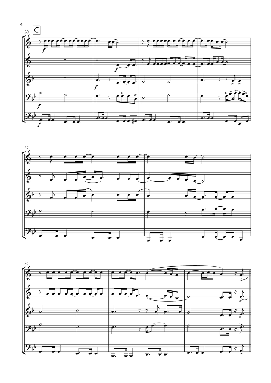 Africa Africa Brass Ensemble scores gallery preview page 4
