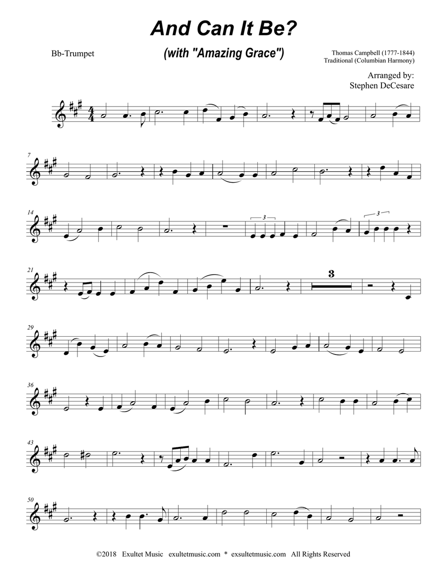 And Can It Be? (with 
