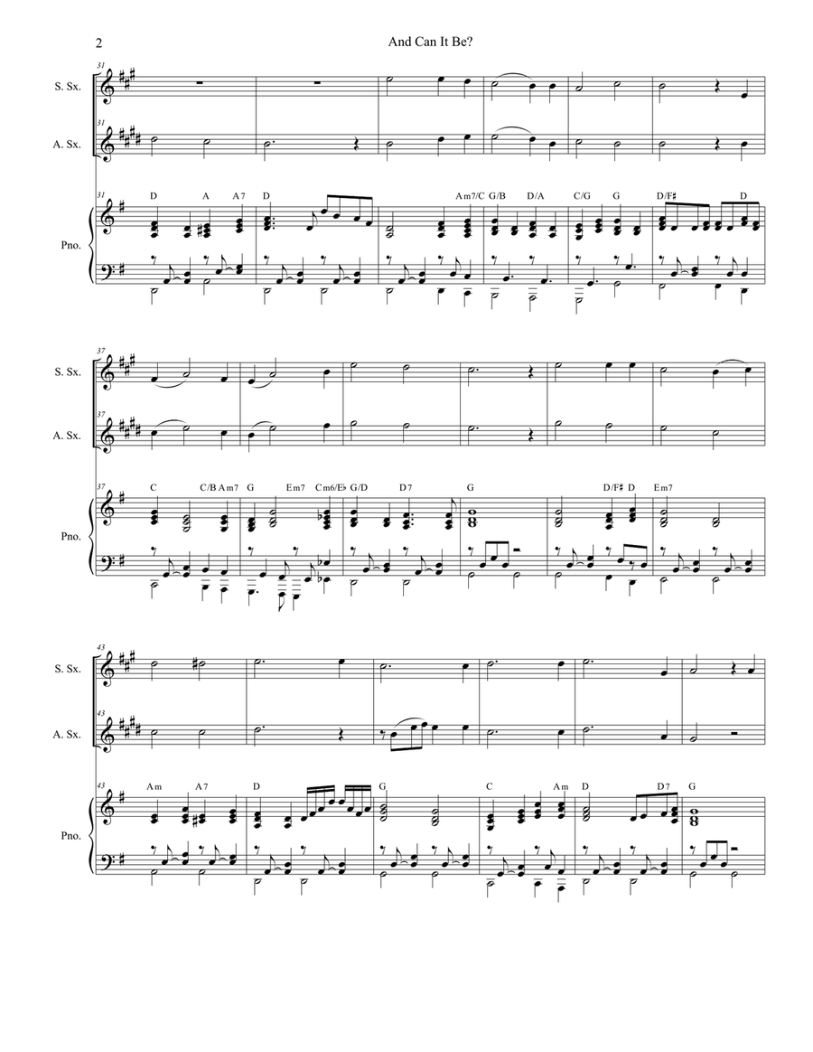 And Can It Be? (with And Can It Be? (with