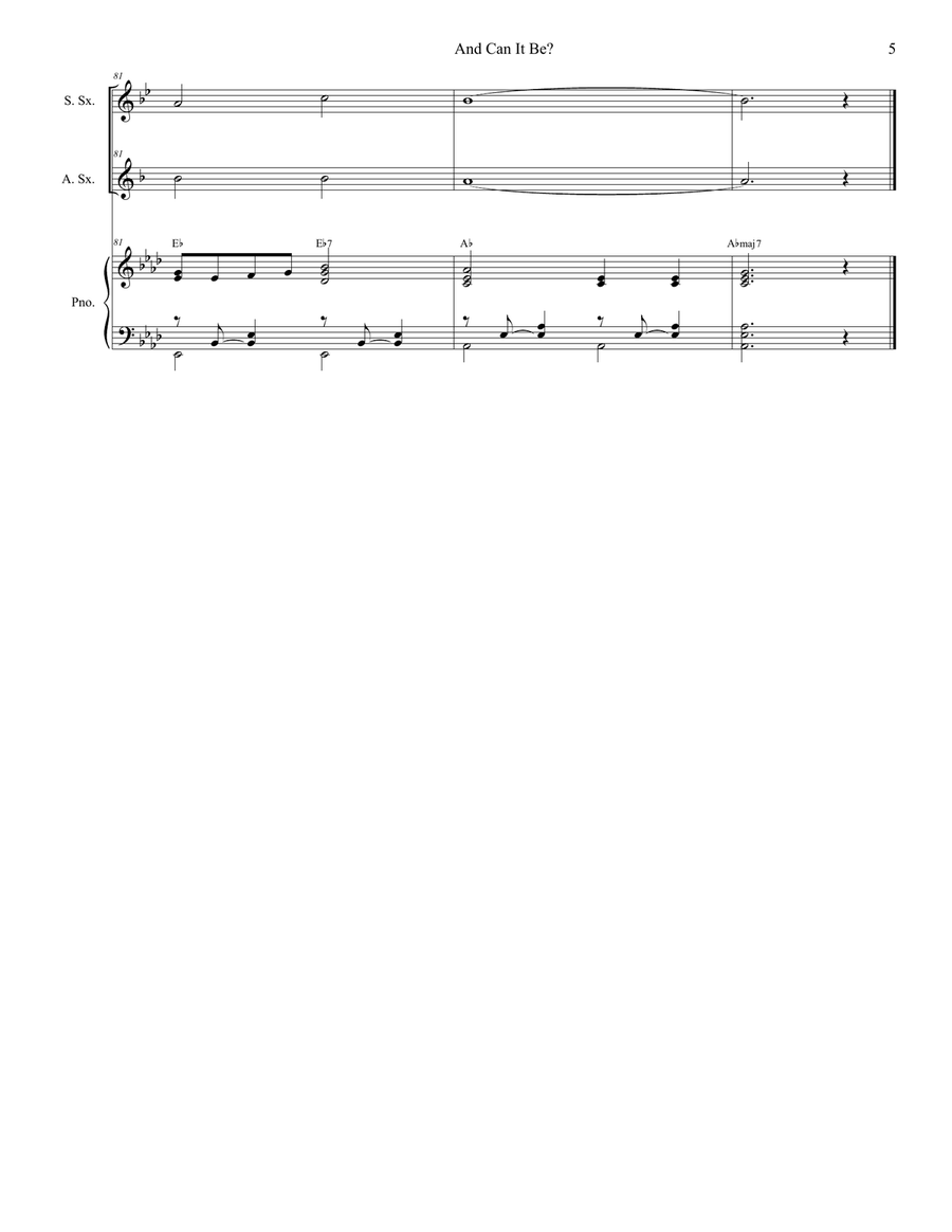 And Can It Be? (with And Can It Be? (with