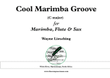 Cool Marimba Groove for Marimba, Flute & Alto Sax