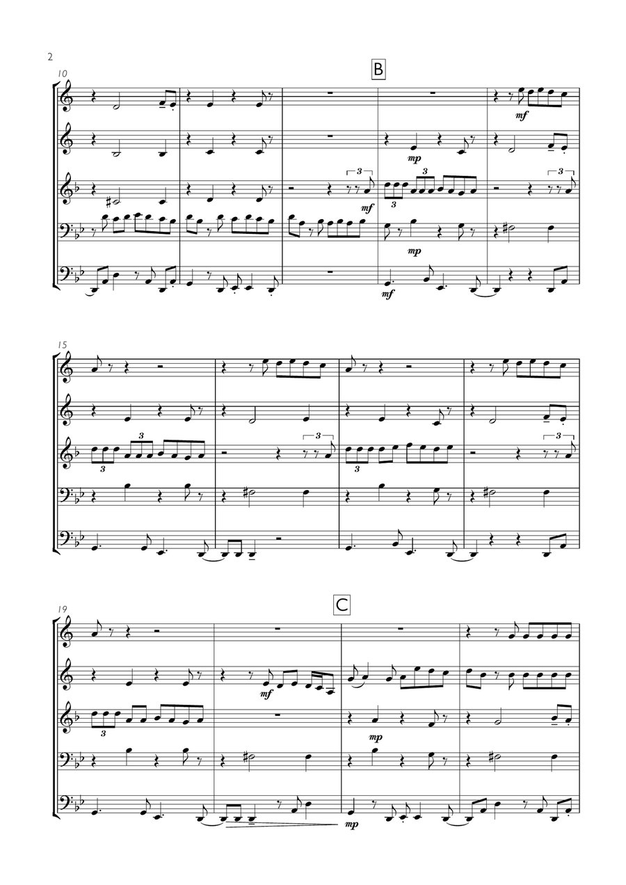Havana Havana Brass Ensemble scores gallery preview page 2
