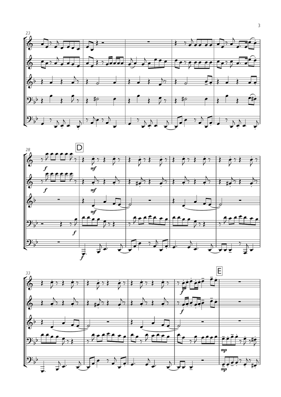 Havana Havana Brass Ensemble scores gallery preview page 3