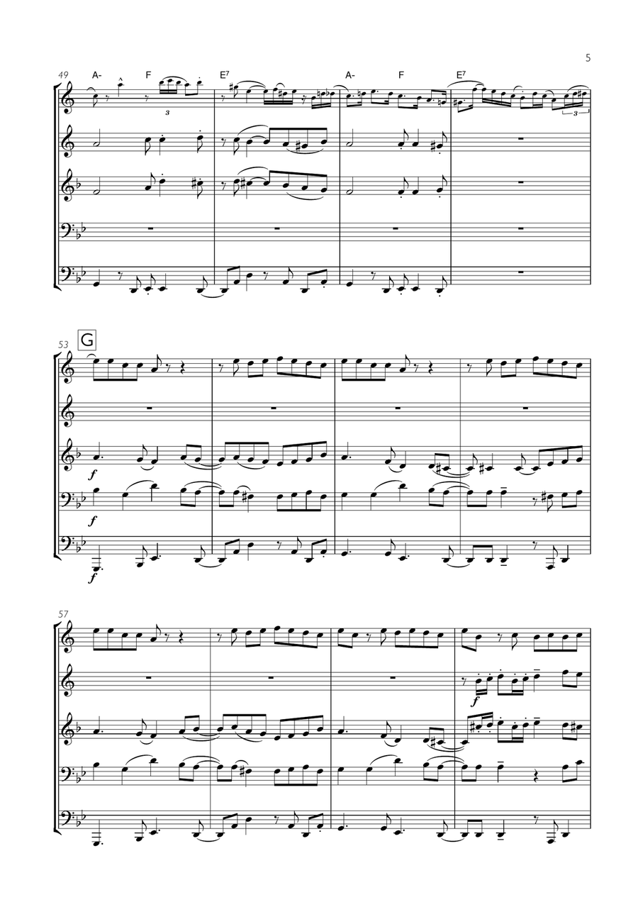 Havana Havana Brass Ensemble scores gallery preview page 5