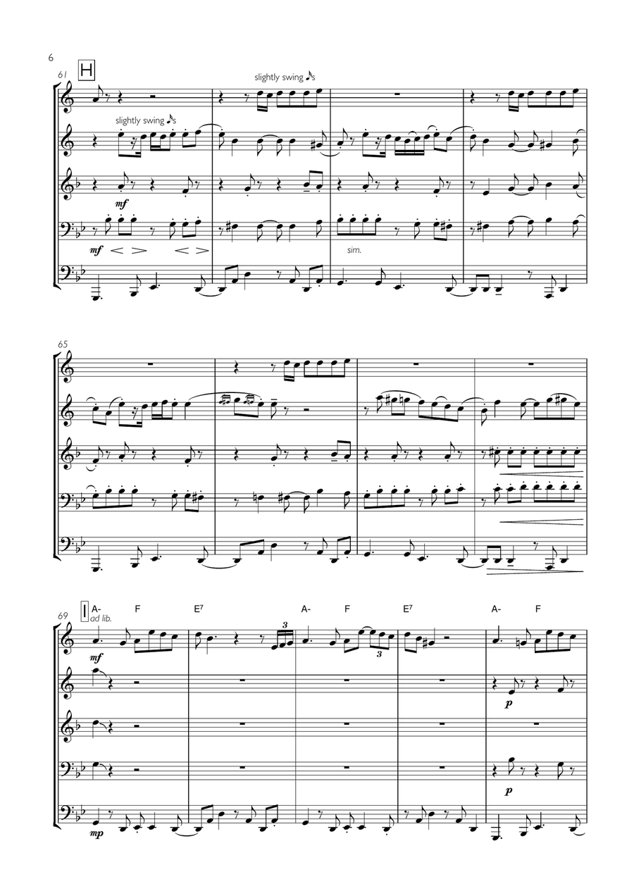 Havana Havana Brass Ensemble scores gallery preview page 6