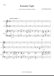 Romantic Night (Violin, Cello, Piano)