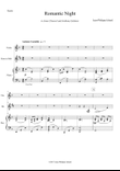 Romantic Night (Violin, Tenor horn, Piano)