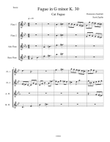 Fugue in G Minor
