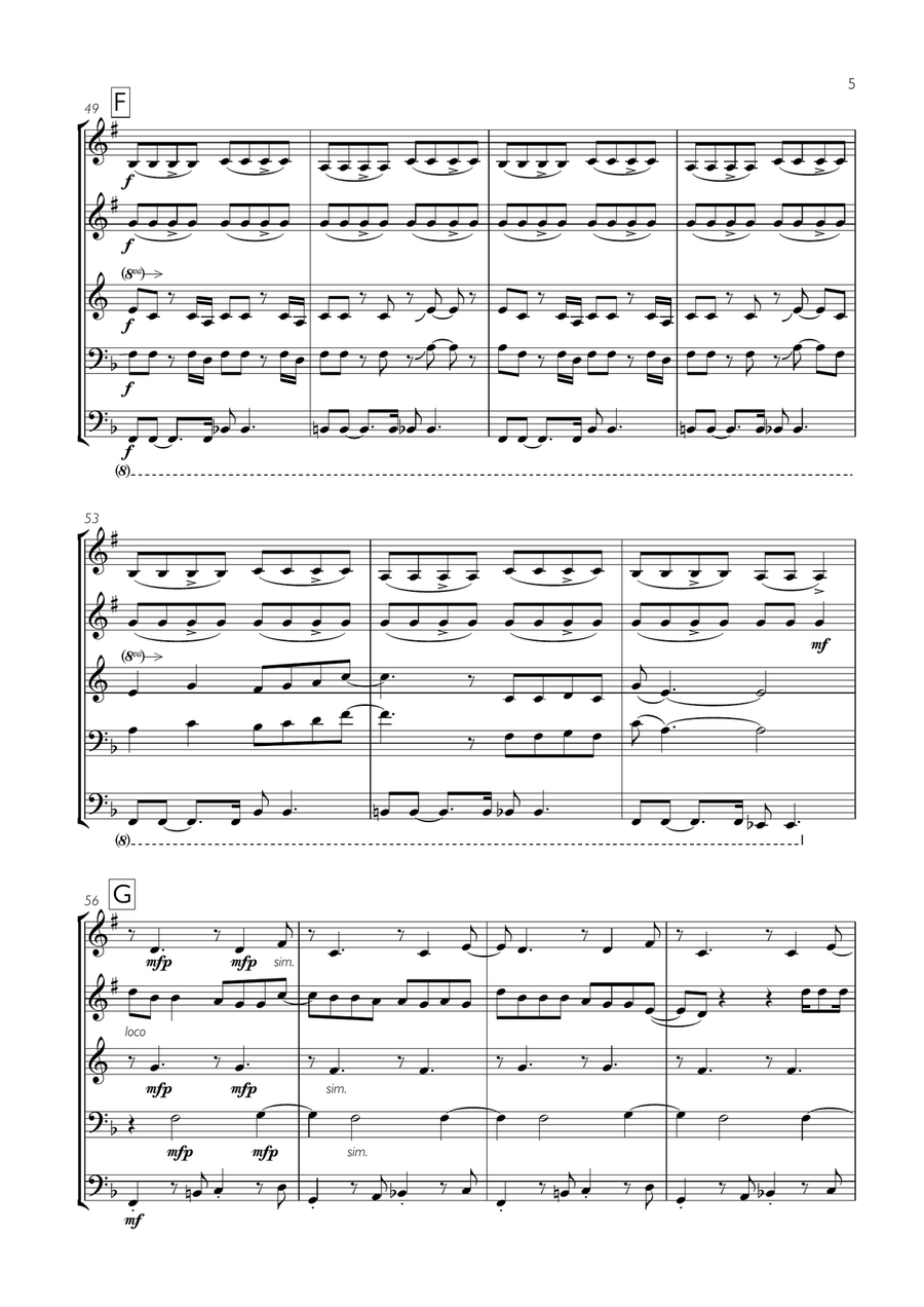 All Star All Star Brass Ensemble scores gallery preview page 5