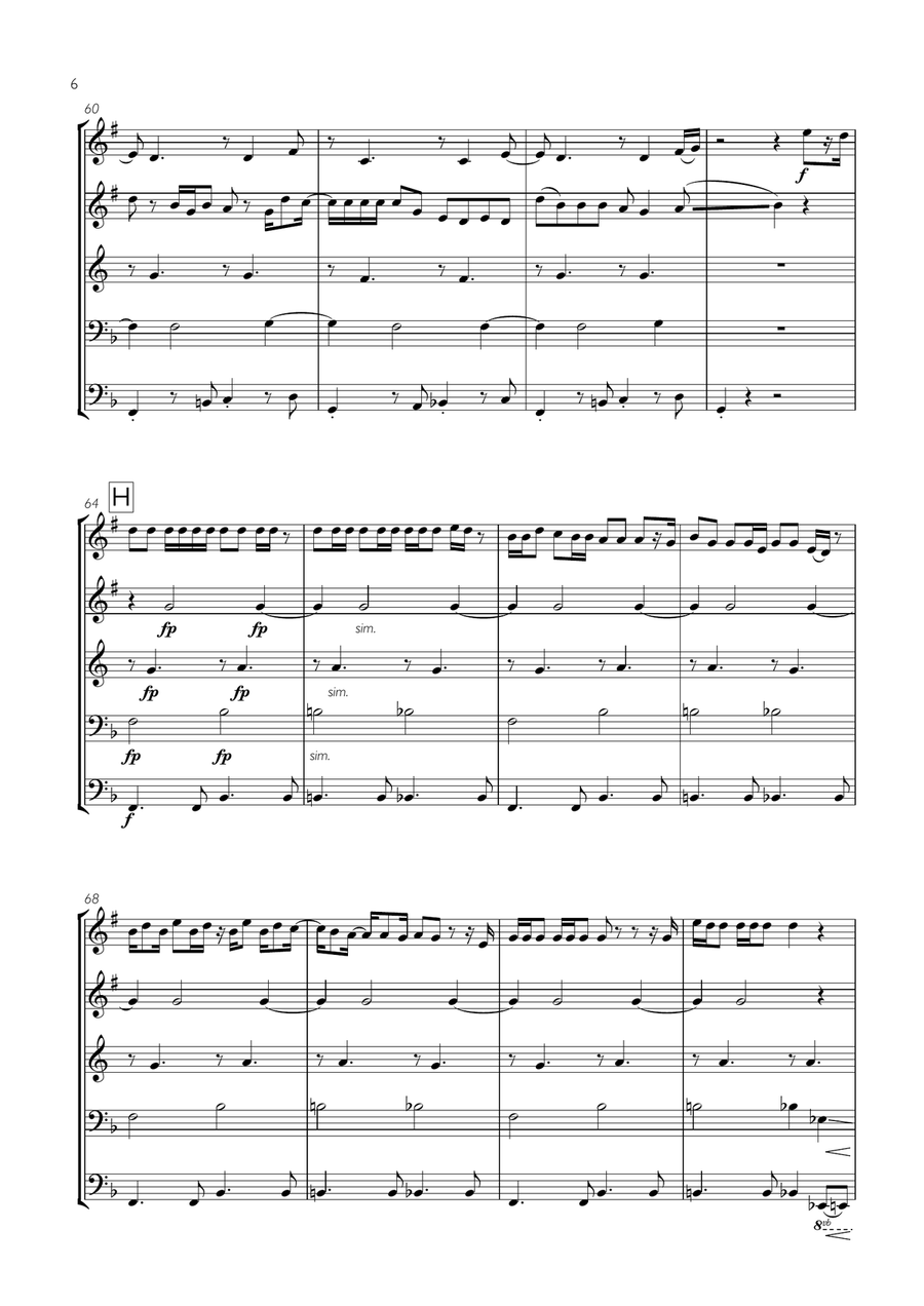All Star All Star Brass Ensemble scores gallery preview page 6