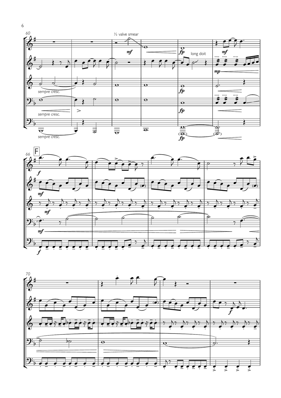 What's Up What's Up Brass Ensemble scores gallery preview page 6