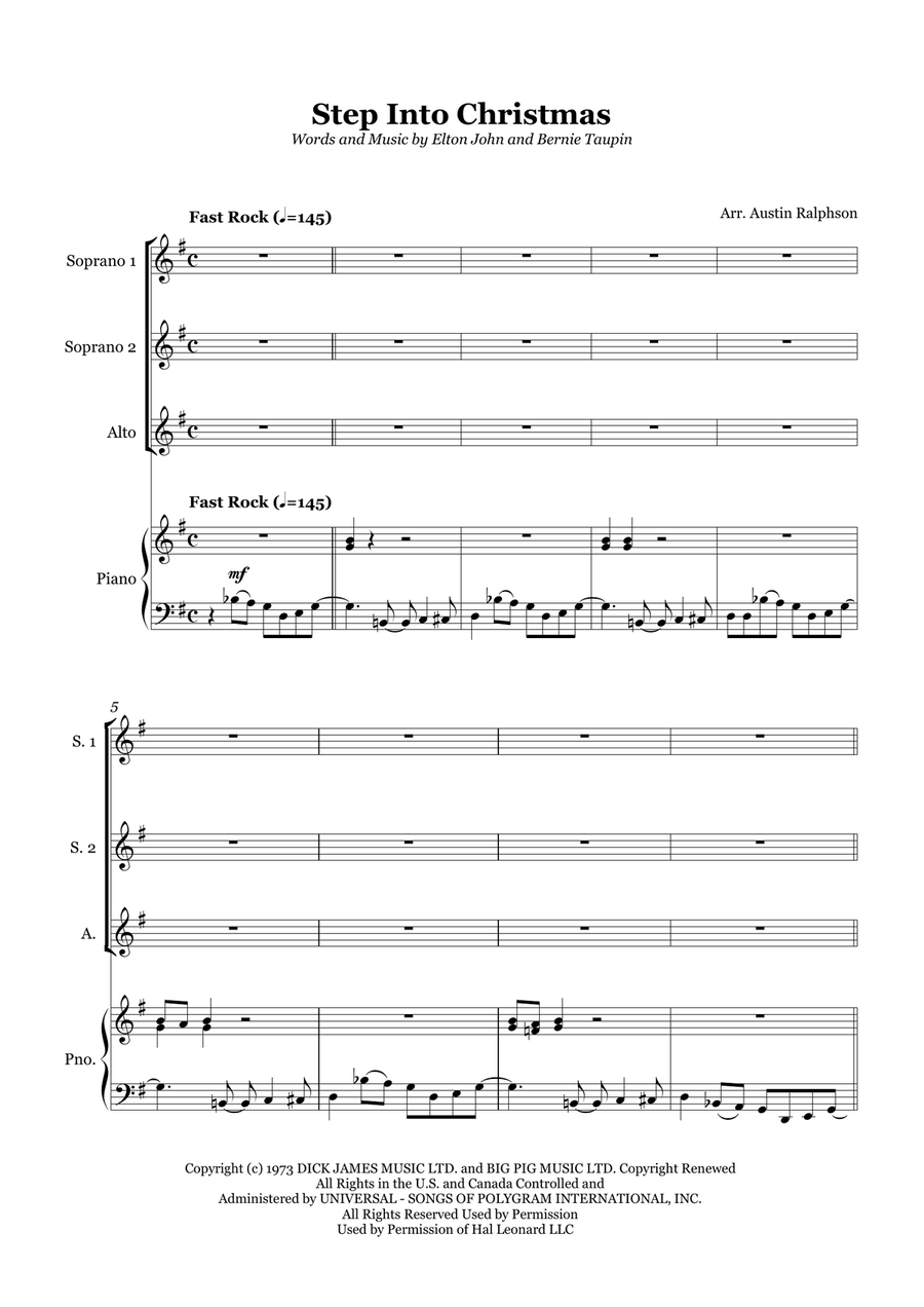 Step Into Christmas Step Into Christmas Small Ensemble scores gallery preview page 2