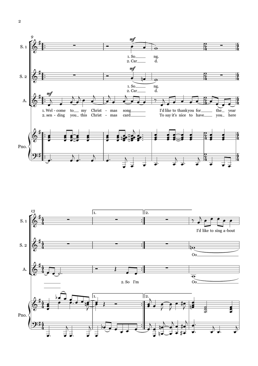 Step Into Christmas Step Into Christmas Small Ensemble scores gallery preview page 3