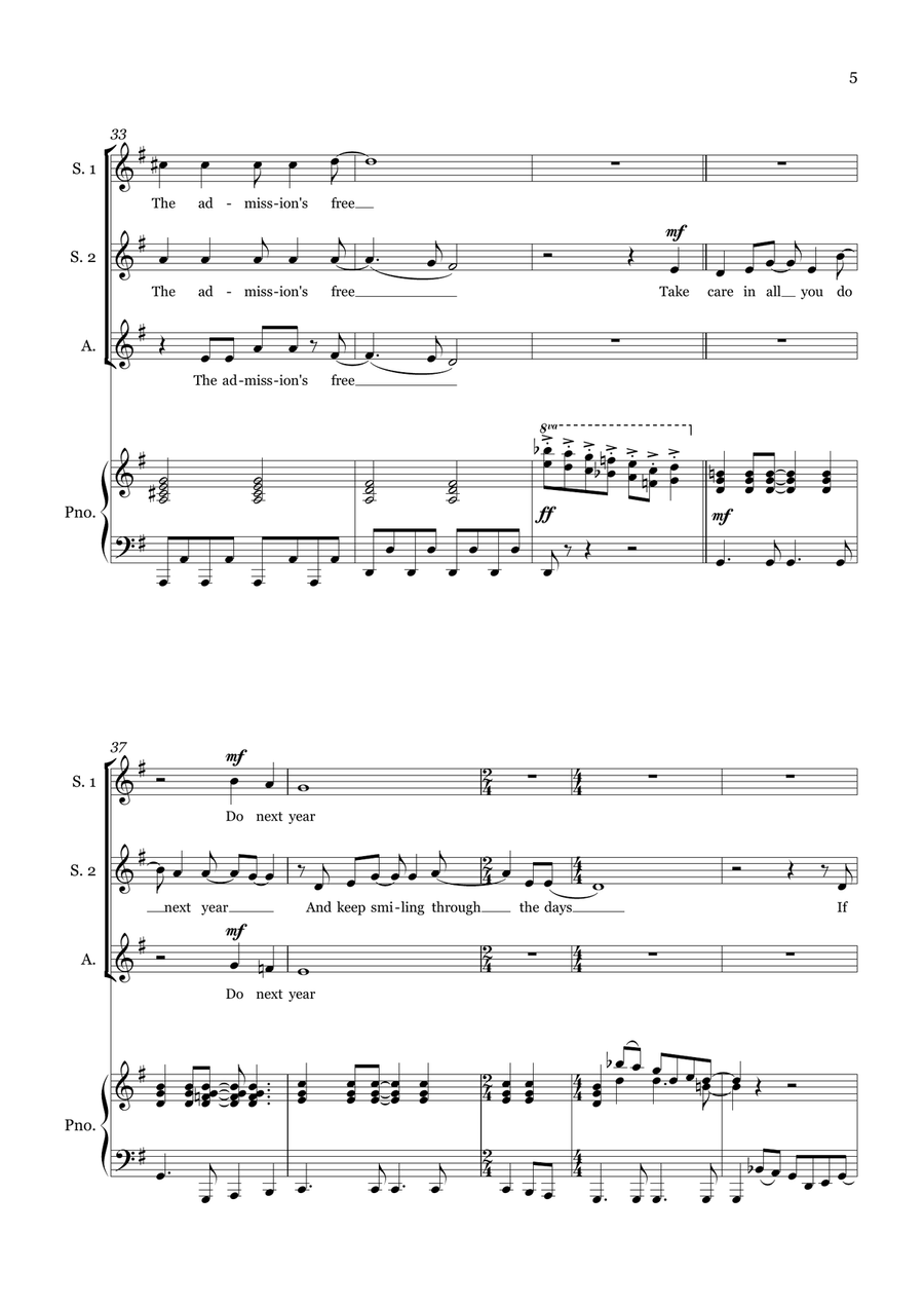 Step Into Christmas Step Into Christmas Small Ensemble scores gallery preview page 6