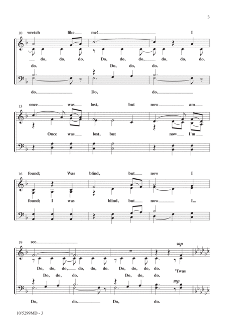Four-part Hymns: A Cappella, Vol. II 4-Part scores gallery preview page 3
