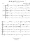 Media vita in morte sumus for Trombone or Low Brass Sextet