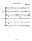 Stepping Lightly - for Brass Quintet