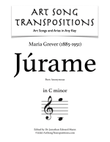 GREVER: Júrame (transposed to C minor)
