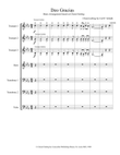 Deo Gtacias - for Brass Ensemble