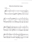 When our World was Young