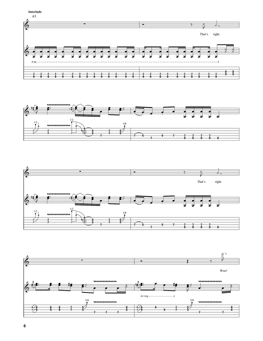 Keep Yourself Alive Keep Yourself Alive Acoustic Guitar scores gallery preview page 6