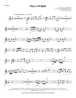Days of Elijah (arr. David Angerman) - Bb Clarinet