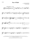 Days of Elijah (arr. David Angerman) - Alto Sax