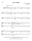 Days of Elijah (arr. David Angerman) - Guitars